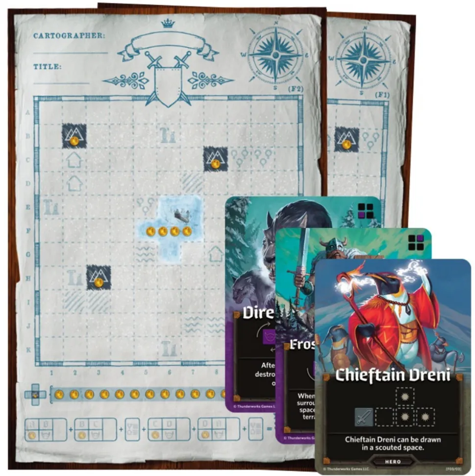 Cartographers: Frozen Expanse - Realm Of Frost Giants (Exp.)