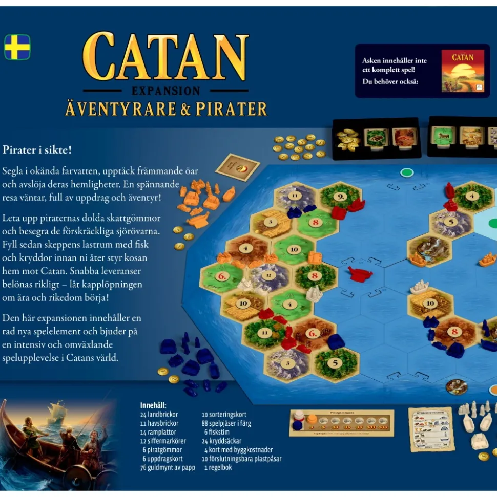 Catan: Aventyrare Och Pirater (Exp.)