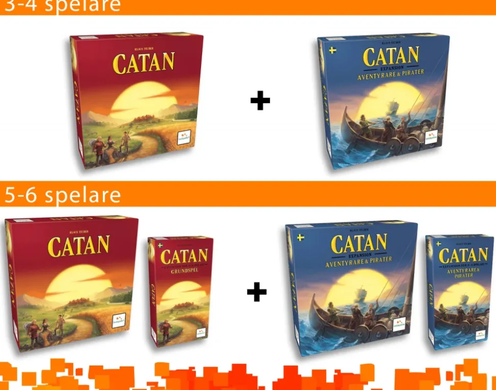 Catan: Aventyrare Och Pirater (Exp.)