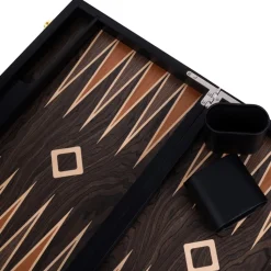 Longfield Backgammon Large Brown Ebony