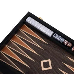 Longfield Backgammon Large Brown Ebony