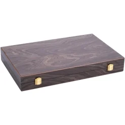 Longfield Backgammon Medium Brown Ebony