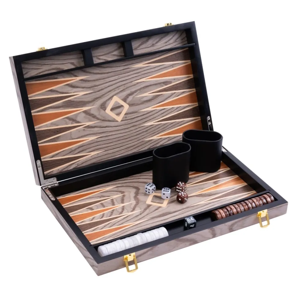 Longfield Backgammon Medium Ebony