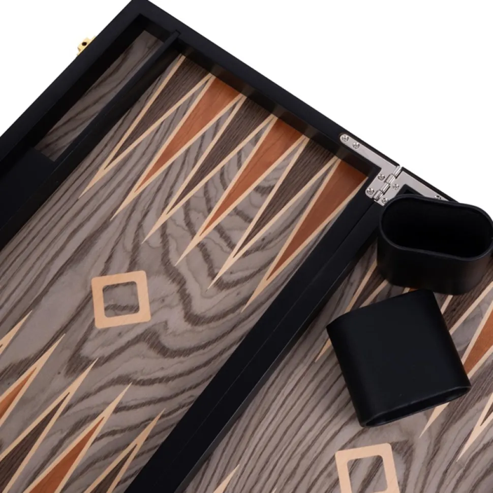 Longfield Backgammon Medium Ebony