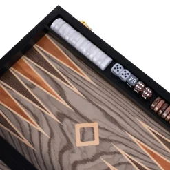 Longfield Backgammon Medium Ebony