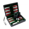 Longfield Backgammon Travel Green