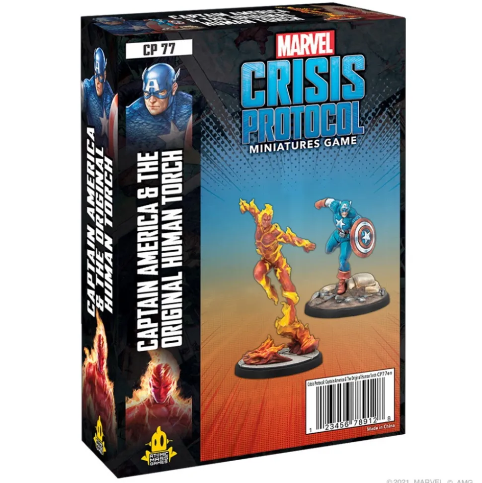 Marvel: Crisis Protocol - Captain America And Original Human Torch (Exp.)