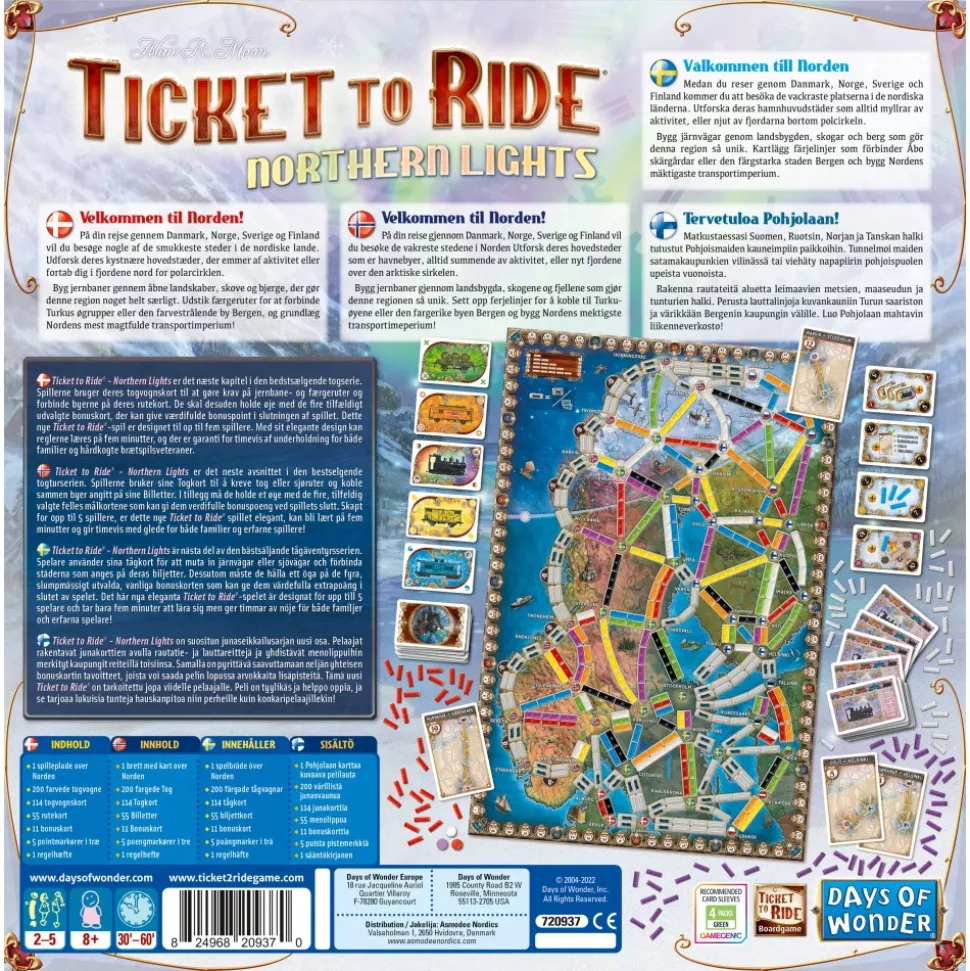 Ticket To Ride: Northern Lights (Swe)
